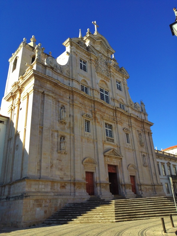 Facade of the New Cathedral of Coimbra